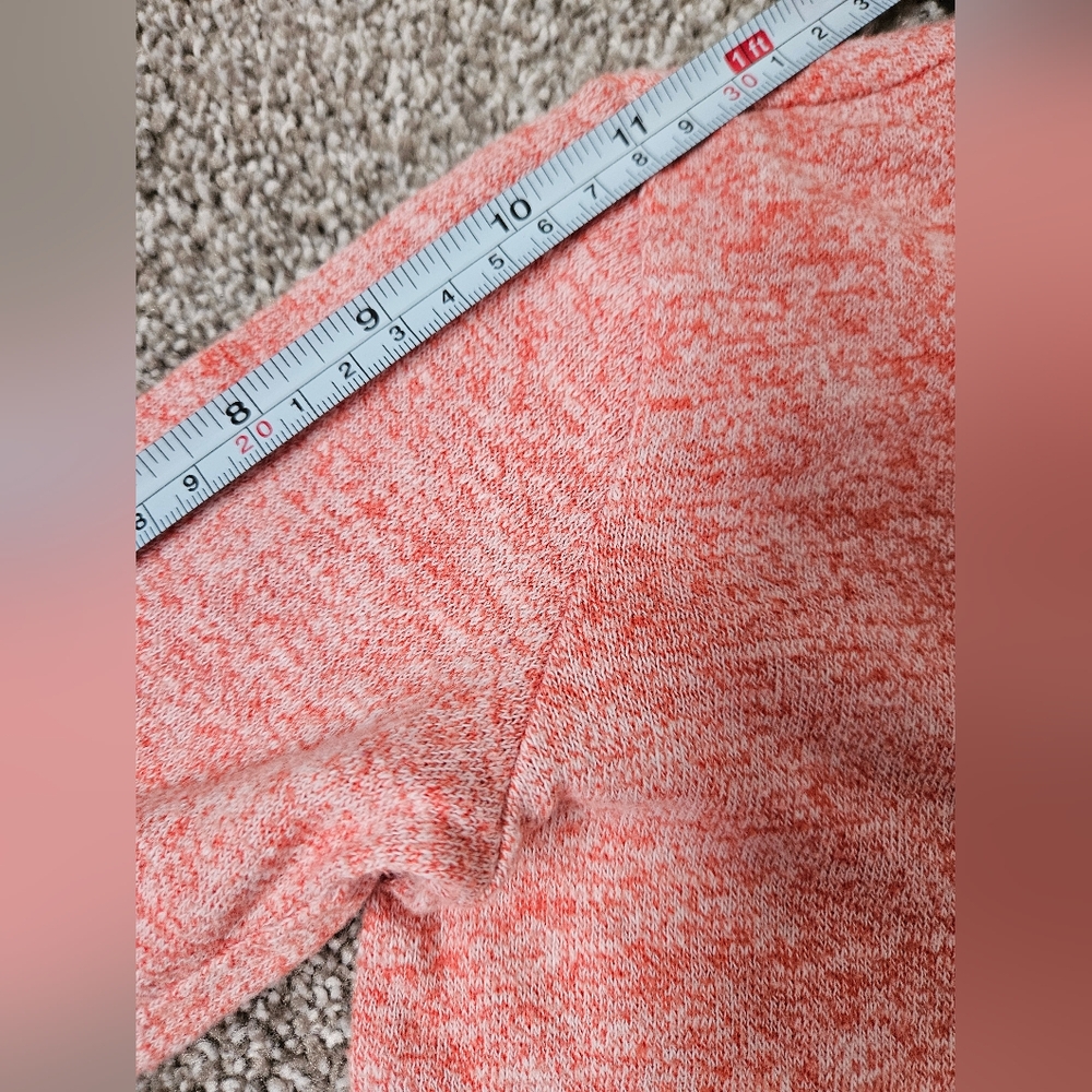 $5 In A Bundle! Gap Small 6/7 Knit Dress Coral/Orange And White - Picture 6 of 16